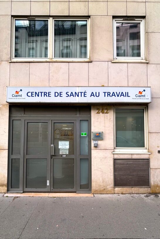 Médecine du travail Paris 15